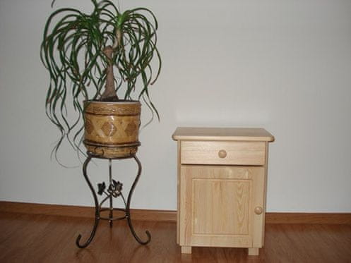 eoshop Nočný stolík Ala (Farba dreva: Borovica)